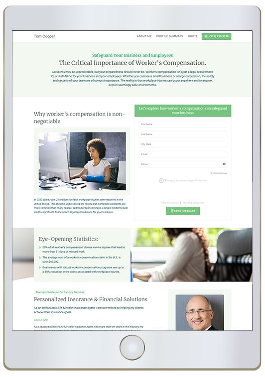 Personalized Landing Page